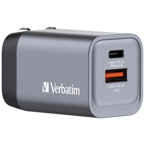 Buy Verbatim 35W 2-Port GaN Wall Charger from Vmart in Pakistan
