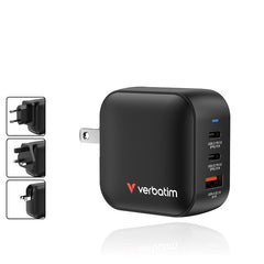 Buy Verbatim 70W 3 Port Mini GaN Wall Charger from Vmart in Pakistan
