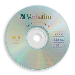 Buy Verbatim 94691 CD-R 700MB 52X with Branded Surface  50pk Spindle from Vmart in Pakistan
