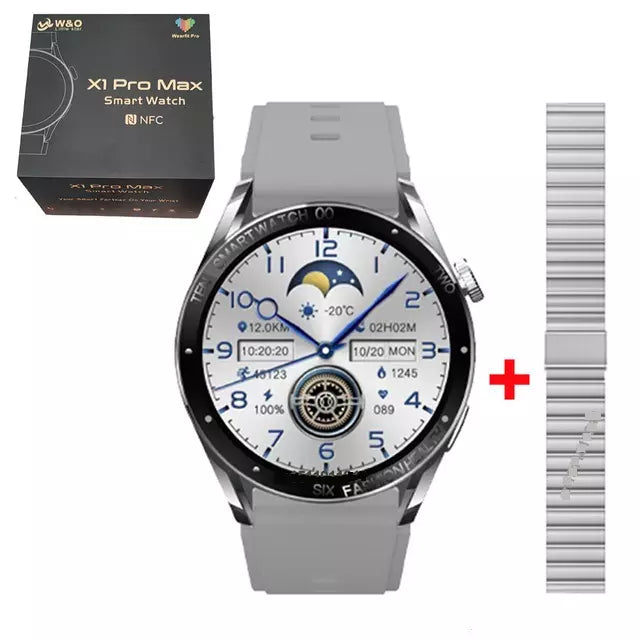 Buy W&O X1 Pro Max Smart Watch - Silver from Vmart in Pakistan