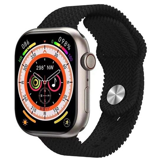 Buy HK9 Pro Smart Watch Gold (Black / Green Strap) from Vmart in Pakistan