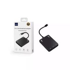 Buy WiWU 3 in 1 Live Broadcast Adaptor from Vmart in Pakistan