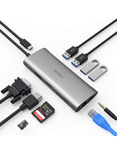 Buy WiWU Alpha 11 in 1 USB C Hub from Vmart in Pakistan
