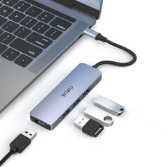 Buy WiWU Alpha 440 Pro 4 in 1 Usb C Hub from Vmart in Pakistan