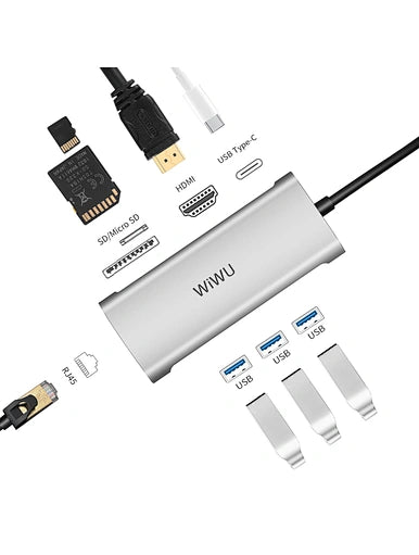 Buy WiWU Alpha 831HRT 8 in 1 Type-C Hub from Vmart in Pakistan
