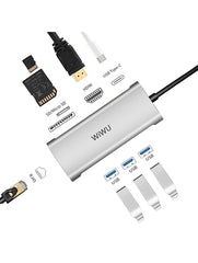 Buy WiWU Alpha 831HRT 8 in 1 Type-C Hub from Vmart in Pakistan