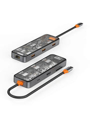 Buy WiWU CB008 Cyber Multifunctional 8-in-1 Type C Hub from Vmart in Pakistan