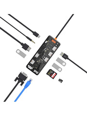 Buy WiWU CB011 Cyber Multifunctional 11-in-1 Type C Hub from Vmart in Pakistan