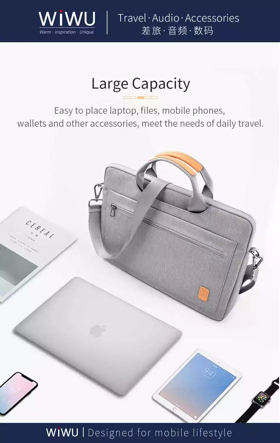 Buy WiWU Pioneer Laptop Hand Bag Vmart in Pakistan