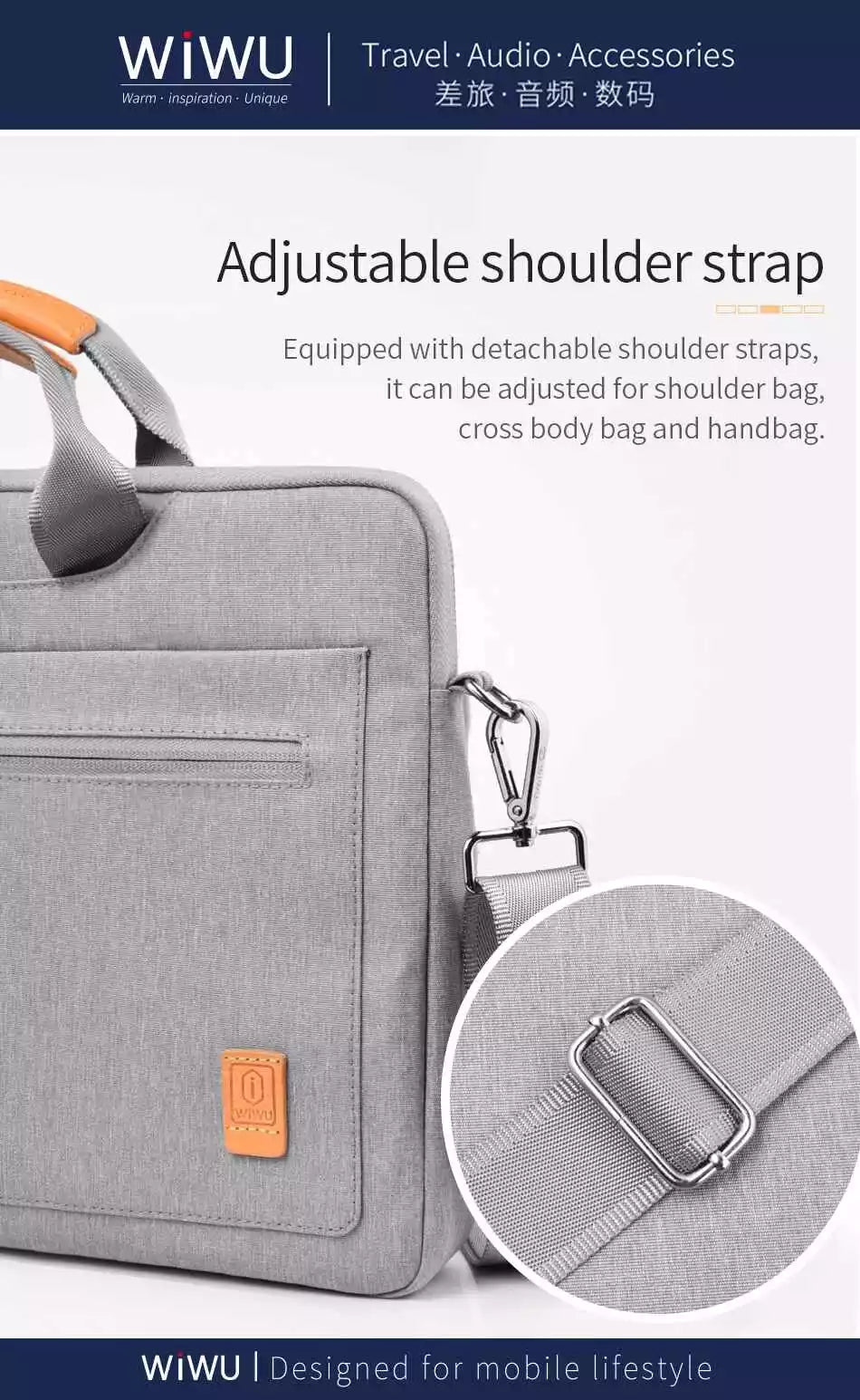 Buy WiWU Pioneer Laptop Hand Bag Vmart in Pakistan