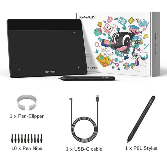 Buy XP-Pen Deco Fun S 6.3 x 4 Graphic Tablet - Classic Black from Vmart in Pakistan