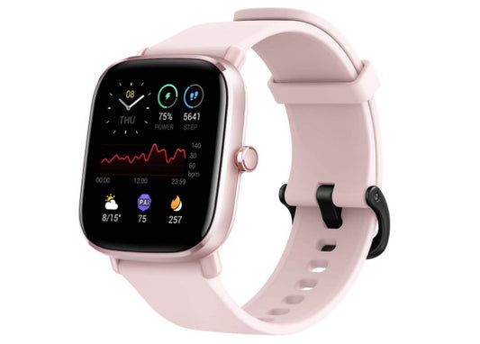 Buy Xiaomi Amazfit GTS 2 Mini Smartwatch - Flamingo Pink from Vmart in Pakistan