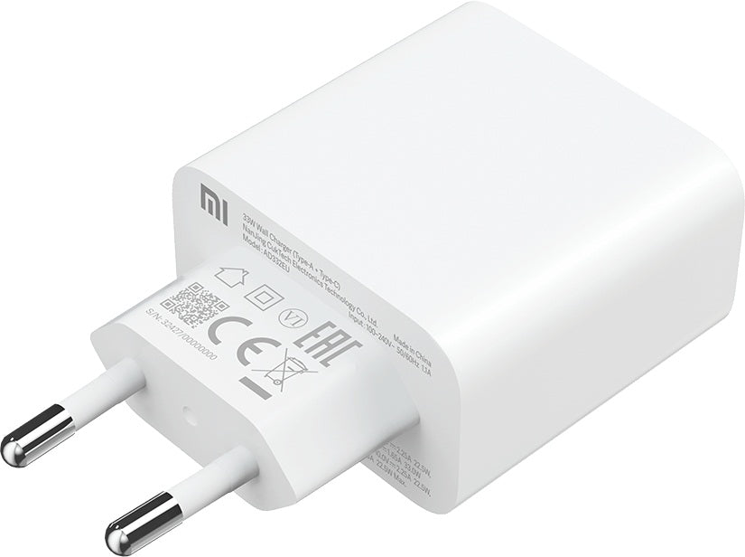 Buy Xiaomi Mi 33W Wall Charger (Type-A + Type-C) from Vmart in Pakistan