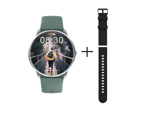 Buy Xiaomi Mi IMILAB KW66 SmartWatch - Silver Dial With Additional Black Strap from Vmart in Pakistan