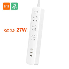 Buy Xiaomi Mijia 27W Fast Charging Power Strip 3 Socket 3 USB Port from Vmart in Pakistan