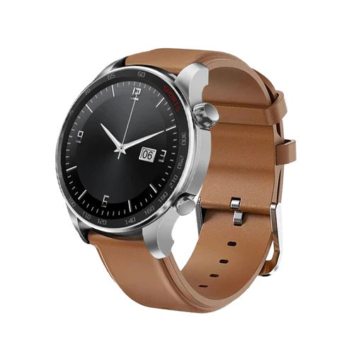 Buy Yolo Ultron Leather Smart Watch - Chrome Silver from Vmart in Pakistan