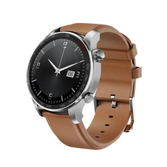 Buy Yolo Ultron Leather Smart Watch - Chrome Silver from Vmart in Pakistan