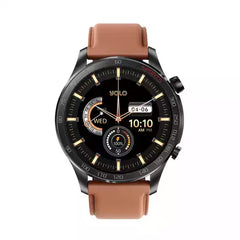 Buy Yolo Ultron Leather Smart Watch - Deep Black from Vmart in Pakistan