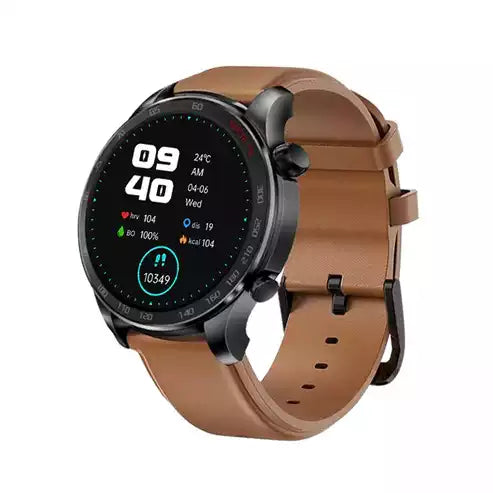 Buy Yolo Ultron Leather Smart Watch - Deep Black from Vmart in Pakistan