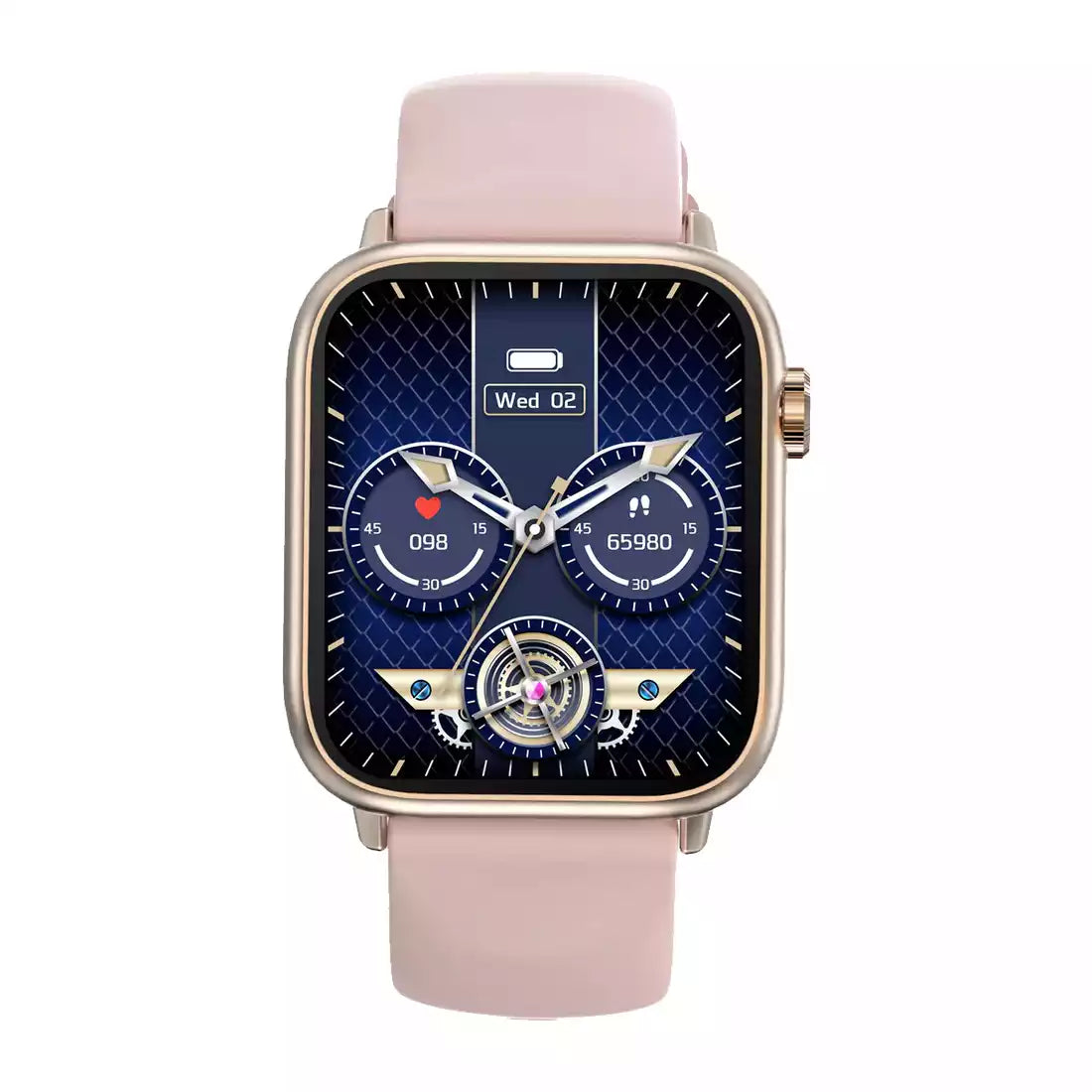 Buy Yolo Watch Pro Max Calling Smart Watch - Sand Gold with Misty Pink from Vmart in Pakistan