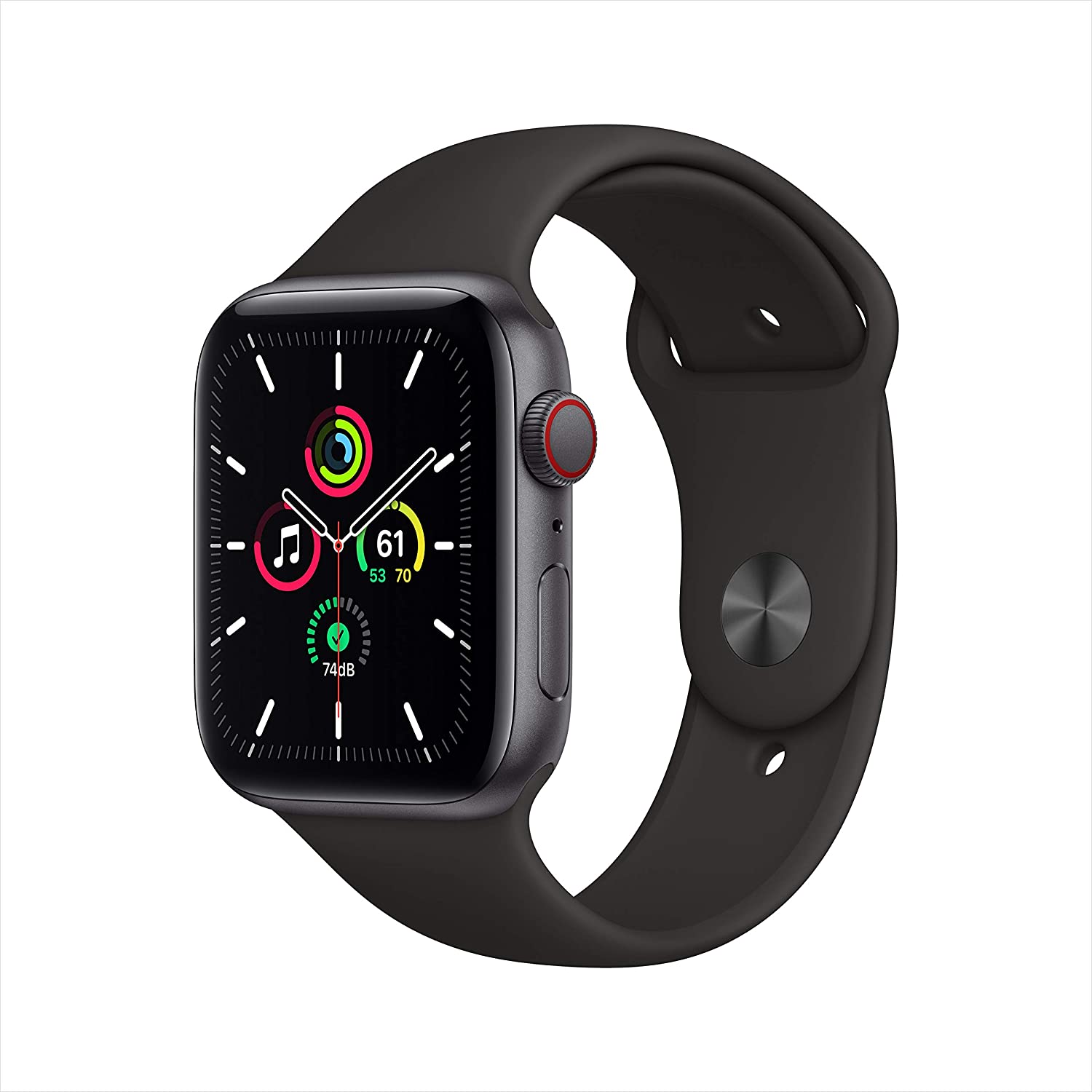 Buy Apple Watch SE With Sports Band - Space grey Aluminum Case from Vmart in Pakistan