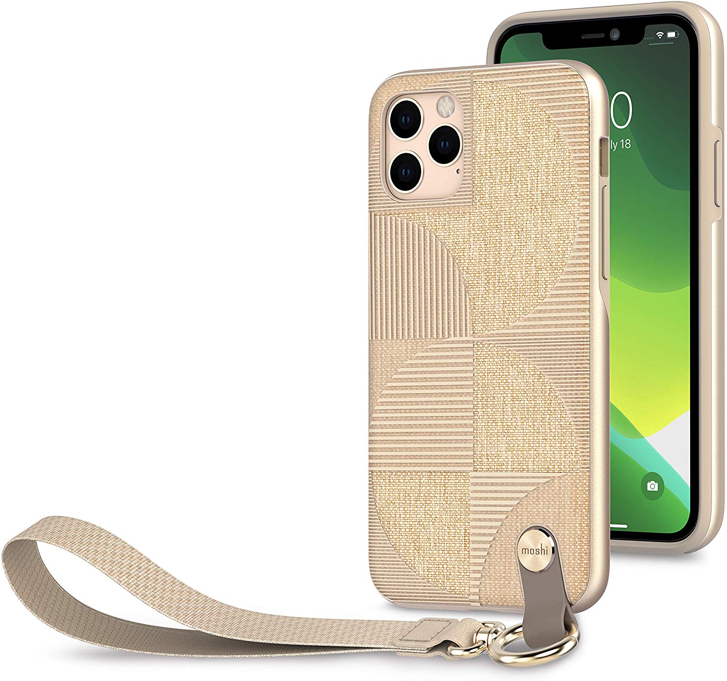 Buy Moshi Altra Case With Detachable Wrist Strap For iPhone 11 Pro Max - Sahara Beige from Vmart in Pakistan