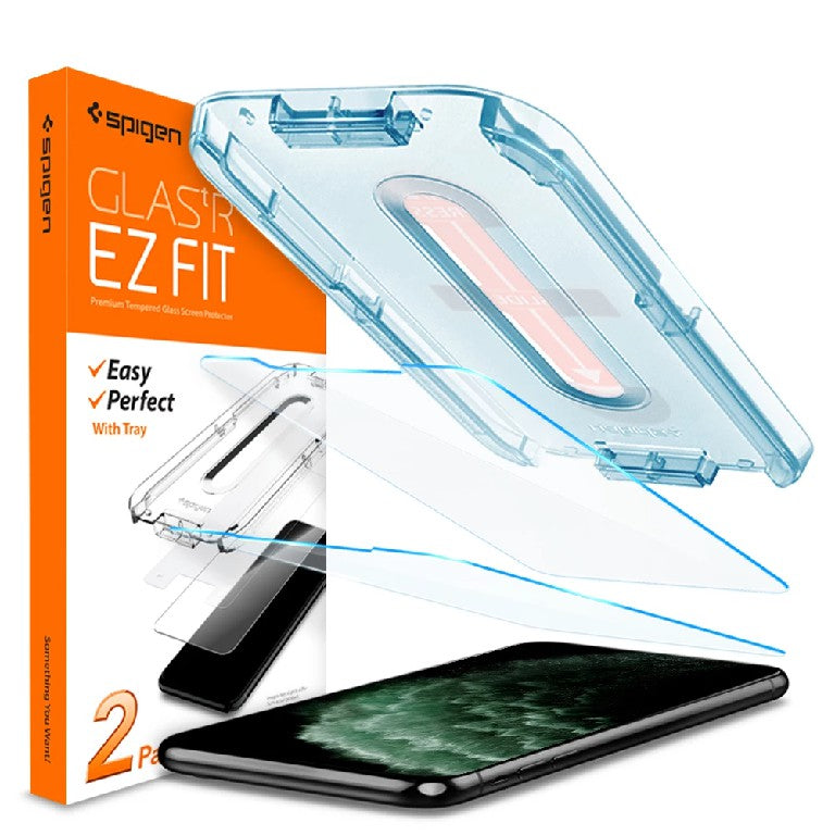 Buy Spigen iPhone 11 Pro Max Screen Protector EZ Fit GLAS.tR Slim from Vmart in Pakistan