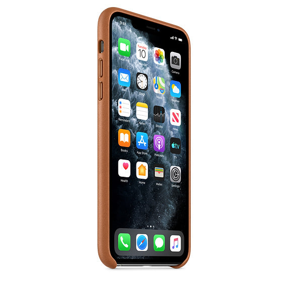 Buy Apple iPhone 11 Pro Max Leather Case - Saddle Brown from Vmart in Pakistan
