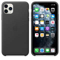 Buy Apple iPhone 11 Pro Max Leather Case - Black from Vmart in Pakistan