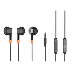 Buy itel E11 Stereo Sound Earphones Black from Vmart in Pakistan