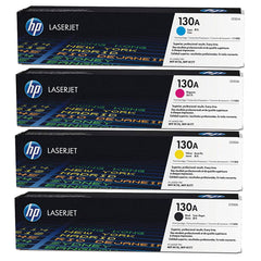 Buy HP 130A 4 Color Black/Cyan/Magenta/Yellow Original Toner Cartridge Set from Vmart in Pakistan