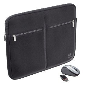 Buy Logitech 15.4 Notebook Sleeve & V220 Mouse Bundle from Vmart in Pakistan
