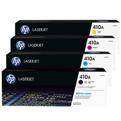 Buy HP 410A 4 Color Black/Cyan/Magenta/Yellow Original Toner Cartridge Set from Vmart in Pakistan