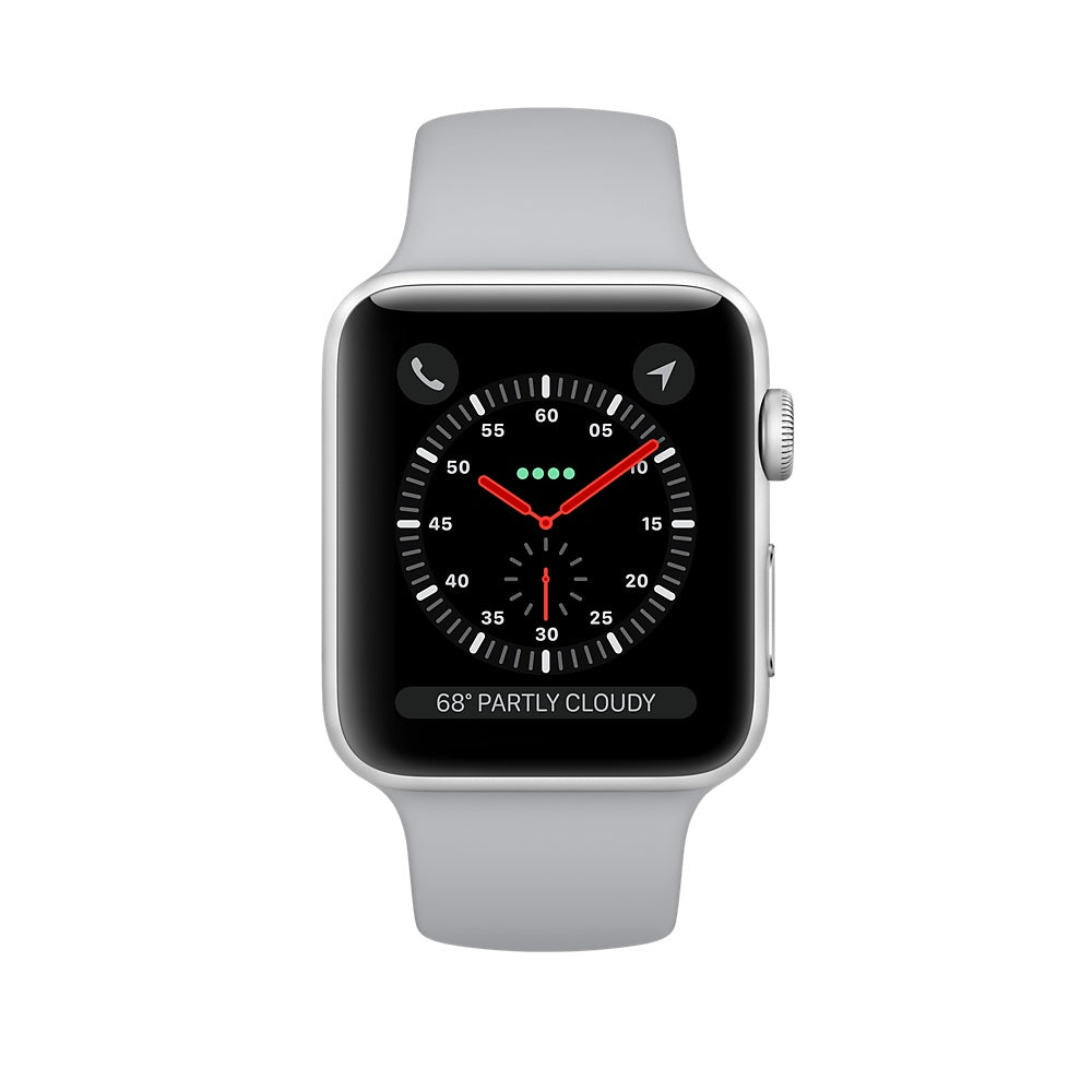 Buy Apple Watch Series 3 42mm Silver Aluminum Case with Fog Sport Band - GPS + Cellular from Vmart in Pakistan