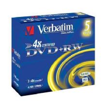 Buy Verbatim DVD+RW 4X Jewel Case 5pk from Vmart in Pakistan