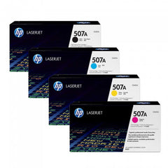 Buy HP 507A 4 Color Black/Cyan/Magenta/Yellow Original Toner Cartridge Set from Vmart in Pakistan