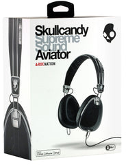 Buy Skullcandy Aviator - Black / Chrome w/Mic from Vmart in Pakistan