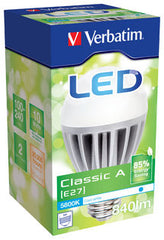 Buy Verbatim 64189 LED Lamp Classic A E27 10W 840lm 5800K Cool White from Vmart in Pakistan