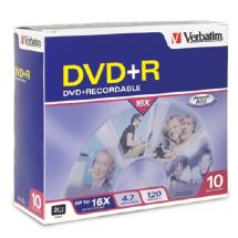 Buy Verbatim 95097 DVD+R 16X Slim Case 10pk from Vmart in Pakistan