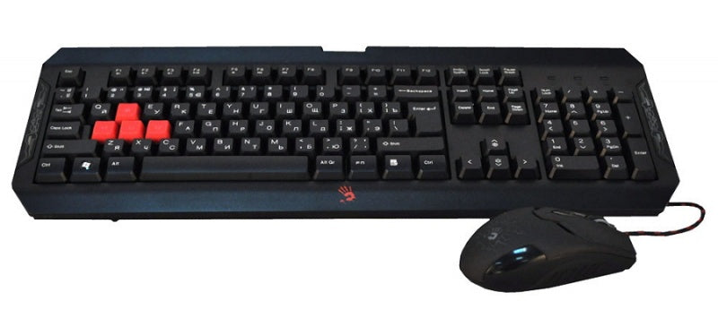 Buy A4tech Bloody Q1100 Blazing Gaming Desktop (Keyboard + Mouse) from Vmart in Pakistan