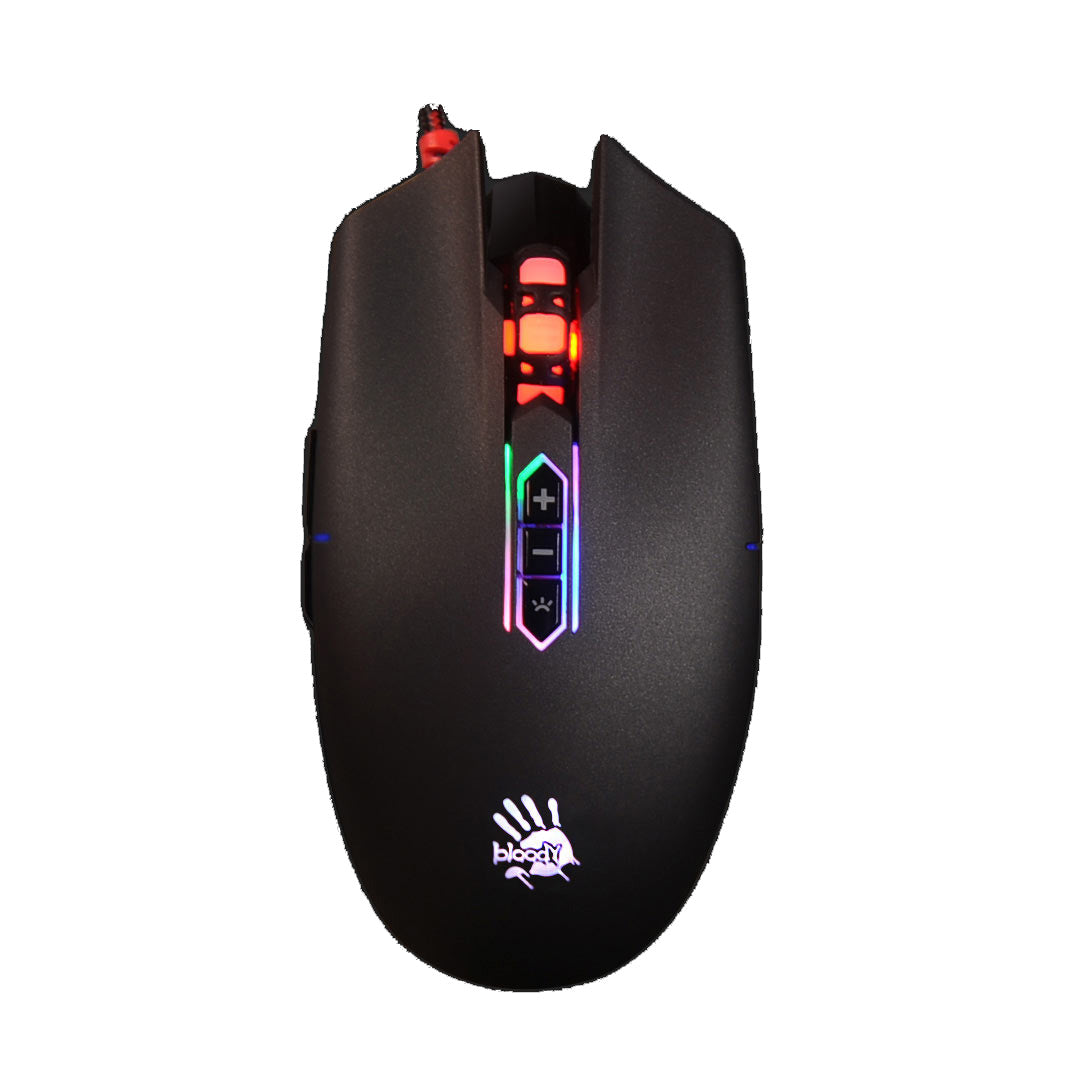 Buy A4tech Q80 Bloody Metal Feet Neon X-Glide Gaming Mouse from Vmart in Pakistan