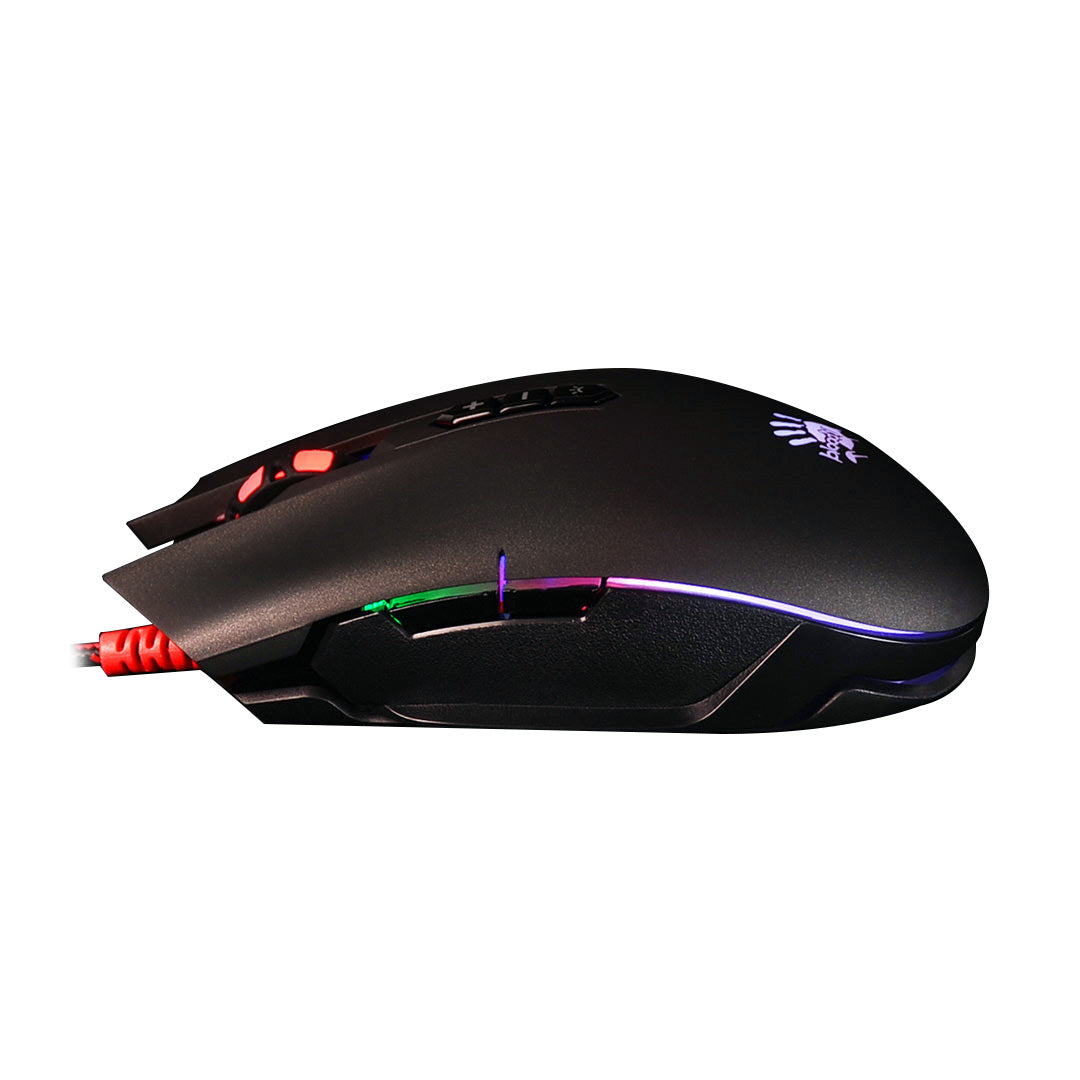 Buy A4tech Q80 Bloody Metal Feet Neon X-Glide Gaming Mouse from Vmart in Pakistan
