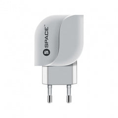 Buy Space Adaptive Fast Wall Charger WC-106 - White from Vmart in Pakistan