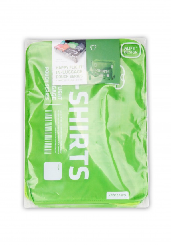 Buy Alife Design HF Inluggage Pouch - T.Shirts (Green) from Vmart in Pakistan