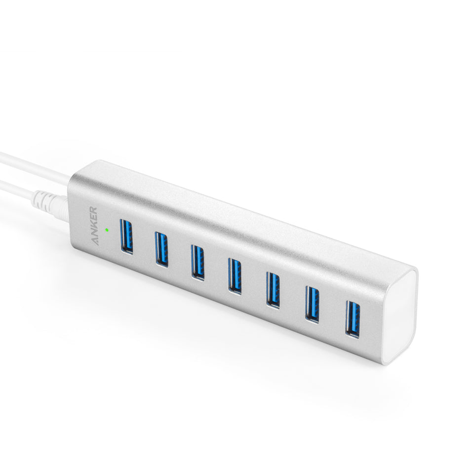 Buy Anker Aluminum 7-Port USB 3.0 Hub - Silver from Vmart in Pakistan