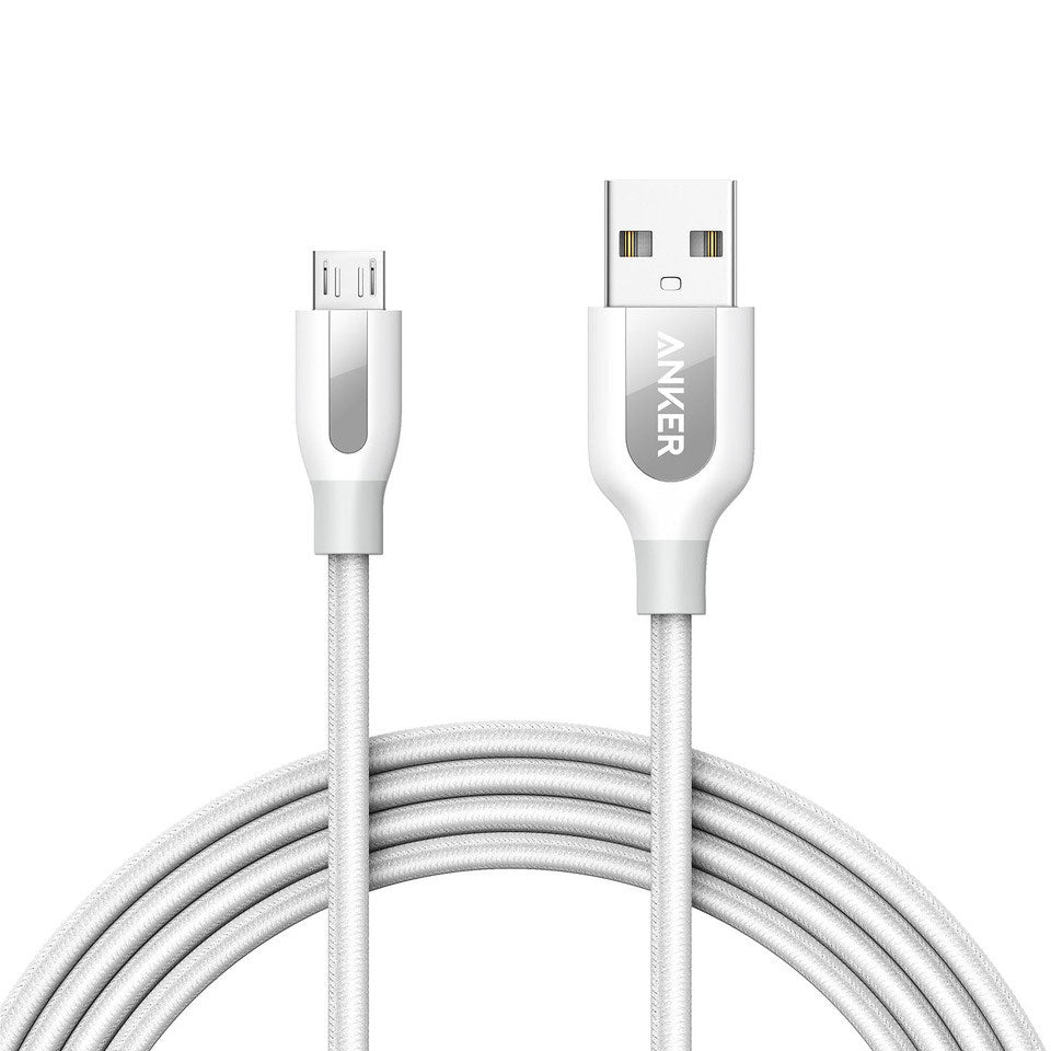 Buy Anker PowerLine+ Micro USB Cable 6ft - White from Vmart in Pakistan