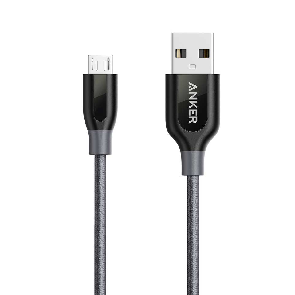 Buy Anker PowerLine+ Micro USB Cable 3ft - Gray from Vmart in Pakistan