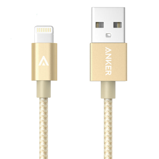 Buy Anker Nylon-Braided USB to Lightning Cable (3ft / 0.9m) from Vmart in Pakistan