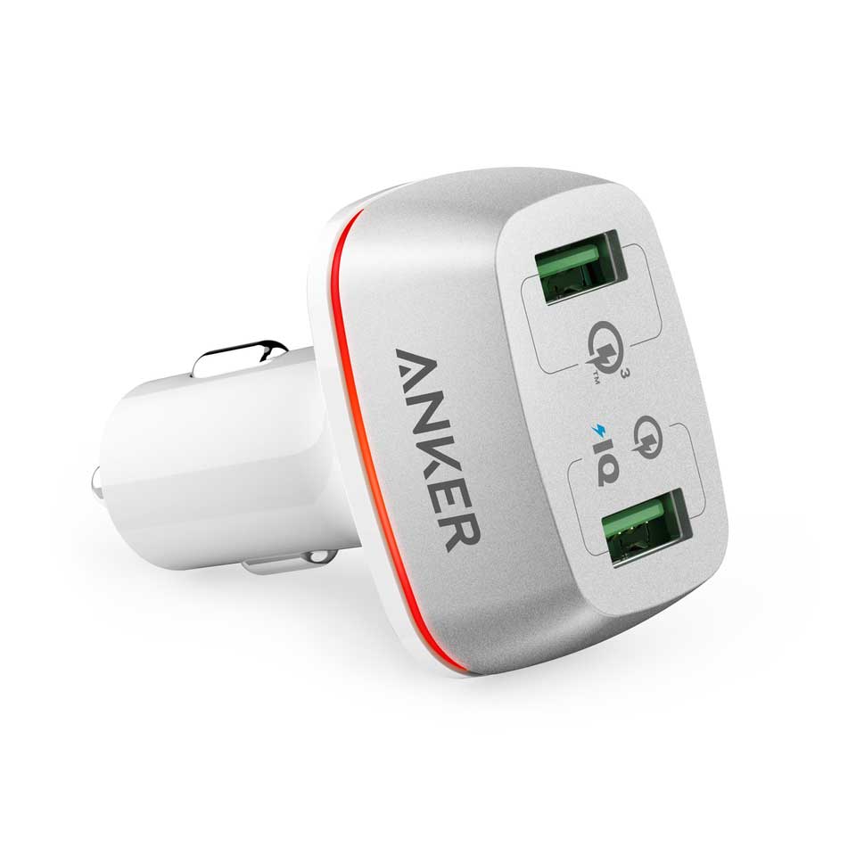 Buy Anker PowerDrive+ 2 Quick Charge 3.0 - White from Vmart in Pakistan