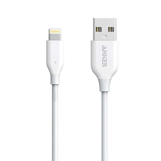 Buy Anker PowerLine Lightning 3ft - White from Vmart in Pakistan